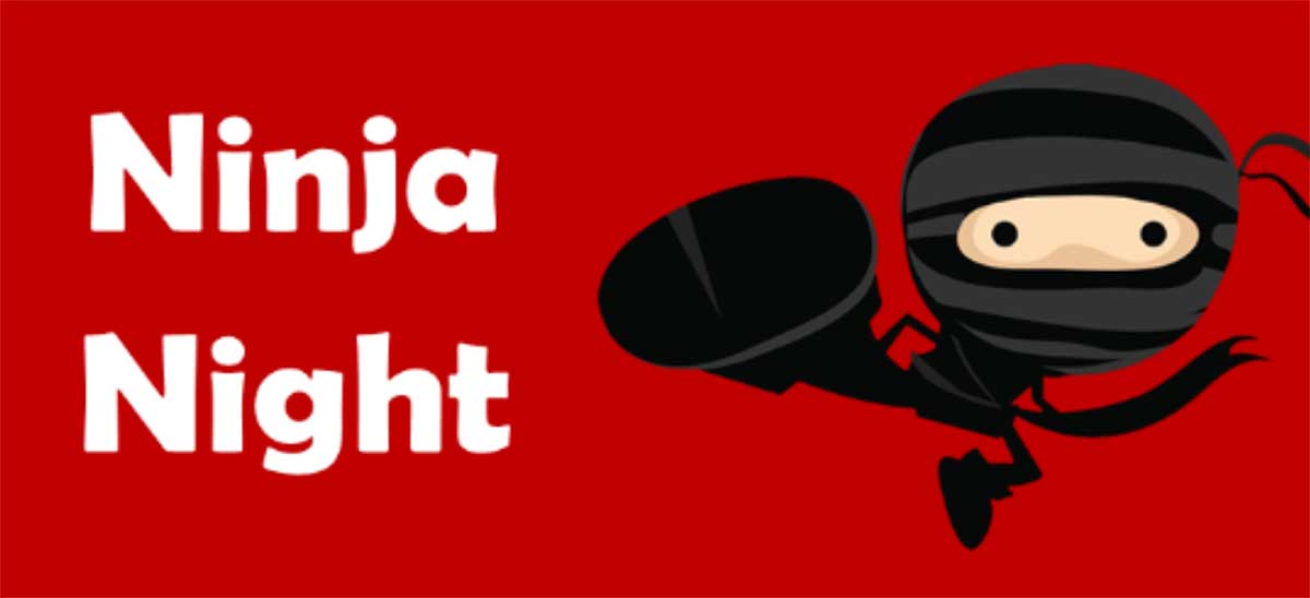 Ninja Night with popart ninja